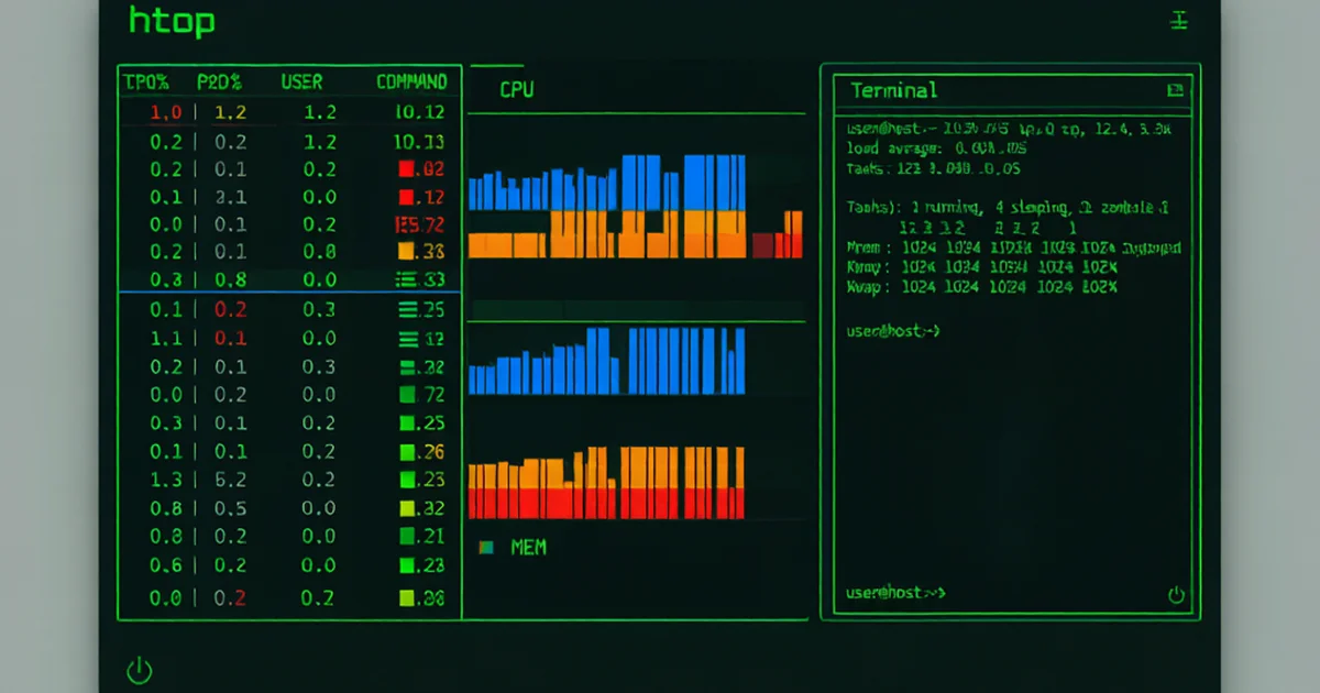 htop 深度解析:理解 Linux 系统监控的每一个指标