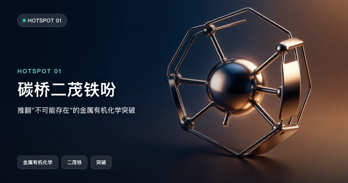 碳桥二茂铁吩:推翻"不可能存在"的金属有机化学突破