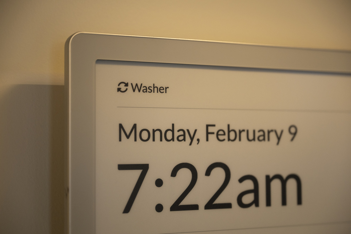 显示上的「洗衣完成」通知